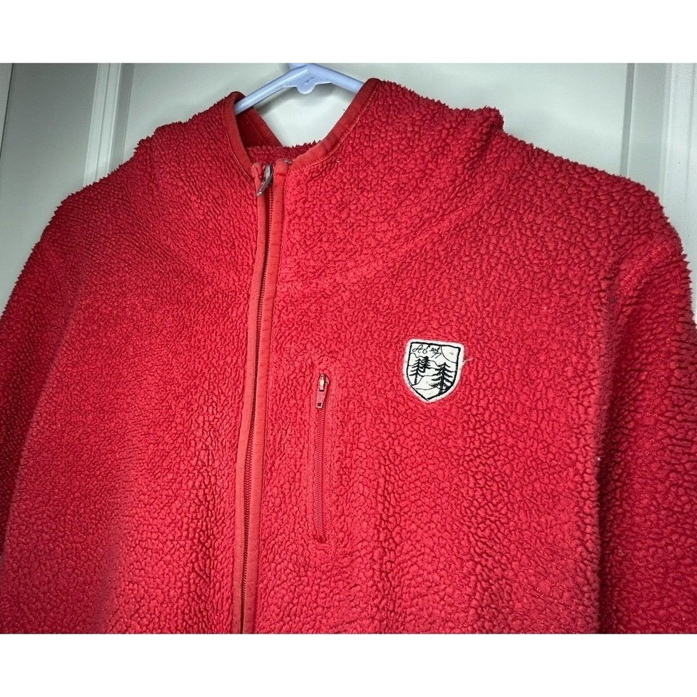 Vintage American Eagle Outfitters Full Zip Sherpa Fleece Hoodie Jacket Womens XL